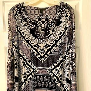 Brand New INC black and white top